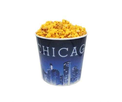 Blue Chicago Popcorn Buckets